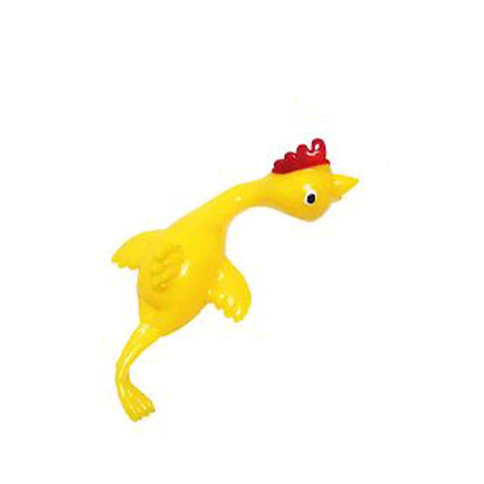 FUN LIGHT UP LED CHICK Kids/Childrens Squeezy Stretchy Yellow Easter Chicken Toy 
