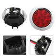 thumbnail image 1 of Luces Traseras Camión, Para Camión 2 Uds 4 Pulgadas 12LED Luces Traseras De Freno De Camión Lámpara De Señal De Giro Trasera Roja Redonda 12V Ccdes Otros, 1 of 8
