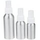 thumbnail image 4 of GOOHOCHY Botella de perfume de aluminio de 30 ml, 50 ml y 100 ml con boquilla rociadora, botella de viaje, rellenable de aluminio (blanca), 4 of 8