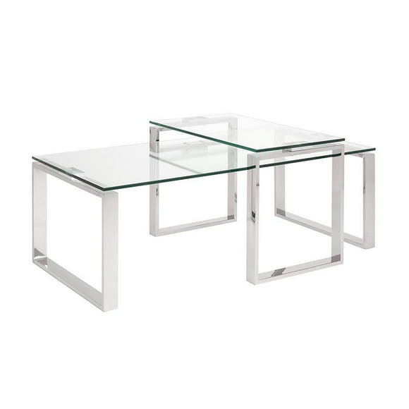 Home Gear Table basse gigogne 2 pièces