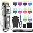 thumbnail image 3 of Hatteker Hair Cutting Kit Pro Hair Clippers for Men Professional Barber Clippers IPX7 Waterproof Cordless Hair Trimmer with Barber Cape, 3 of 7