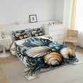 thumbnail image 3 of Erosebridal Seashell Conch Comforter Sets Twin Size, Beach Ocean Theme Down Comforter, Reversible 2-Piece, 3 of 7