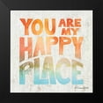 thumbnail image 2 of Ball, Susan 15x15 Black Modern Framed Museum Art Print Titled - You are My Happy Place, 2 of 5