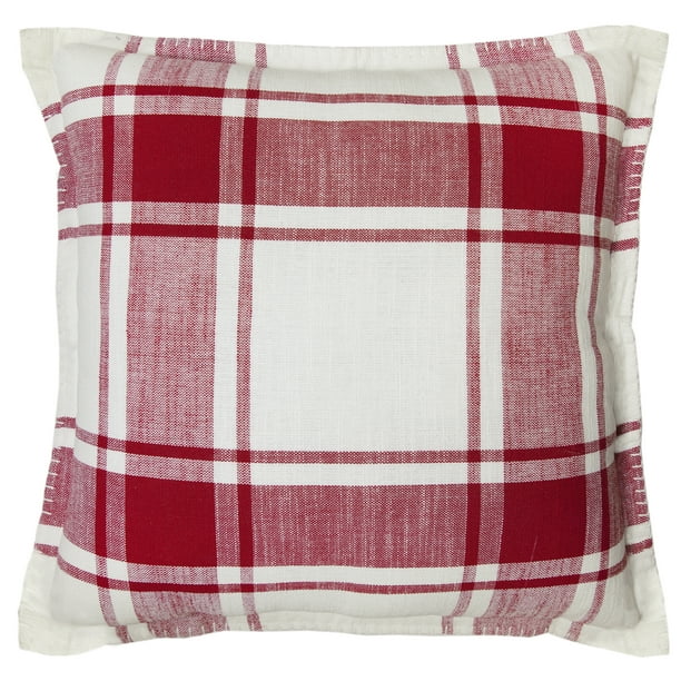 Better Homes & Gardens Reversible Plaid Decorative Pillow, 20" x 20