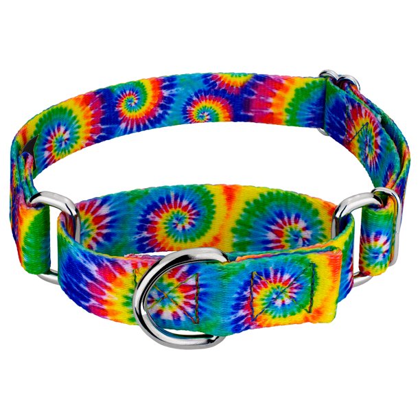 Country Brook Petz® Classic Tie Dye Martingale Dog Collar