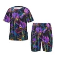 thumbnail image 1 of Balery Starry Night Iris Field Conjunto de Pijama Infantil de Manga Corta con Estampado – Ropa de Dormir de Algodón Suave-Large, 1 of 5