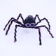 thumbnail image 2 of Adorno de araña púrpura, Decoración de Halloween, Prop de fiesta, 2 of 2