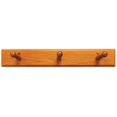 thumbnail image 1 of Ldr Rustic Oak Triple Robe Hook  165-9990, 1 of 3