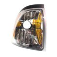 thumbnail image 5 of For Mazda B2500 2001 Turn Signal/Corner Light Driver And Passenger Side | Pair | Front | Lens And Housing | Amber/Clear Lens | Corner Of Fender | Chrome Housing | Replacement For MA2520119, MA2521119, 5 of 6