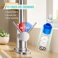 thumbnail image 7 of Kitchen Faucet with Pull-Down Spray high arc Single Handle Commercial Stainless Steel Brushed Nickel Kitchen Sink Faucet with Deck Suitable for bar Laundry RV Farmhouse (Brushed Nickel), 7 of 7
