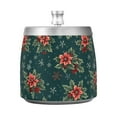 thumbnail image 7 of Yayeee Ashtray with Lid for Cigarette Smokeless Stainless Steel Home Ash Holder, Floral Christmas, 7 of 7
