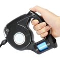 thumbnail image 3 of ATTOE Rétractable, ATTOE pour Petit Animal de Compagnie ATTOE Plomb Inclus Sac à Ordures, Lampe de Poche LED Extensible Solide Ruban de Polyester avec Poignée Antidérapante,, 3 of 5