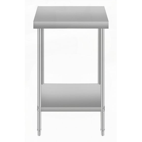 Coffee Table for Living Room - 24''*24 Stainless Steel, 32-Inch Tall & Durable with Easy-Clean Surface