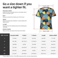 thumbnail image 4 of Naloa Sunflowers Men's T-Shirt Sport T-shirt Men's Basic Tee Casual Men's Shirt, Round Neck, Short Sleeves - Small, 4 of 5