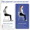 thumbnail image 5 of Car Seat Wedge Pillow - Memory Foam Firm Cushion - Orthopedic Support and Pain Relief for Lower Back, 5 of 7