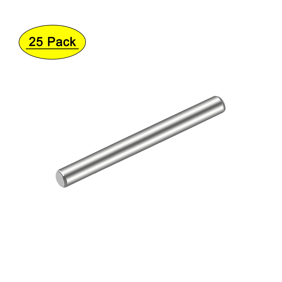 30Pcs 2.5mm x 25mm Dowel Pin 304 Stainless Steel Shelf Support Pin Fasten 