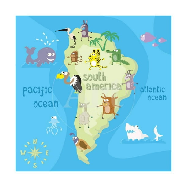 World Regional Printable Maps Royalty Free Download For Your Projects Royalty Free Jpg Forma South America Map South America Travel South America Animals