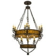 thumbnail image 6 of Meyda Tiffany 165159 Isabo 24 Light 48" Wide Taper Candle Style Chandelier - Antique, 6 of 6