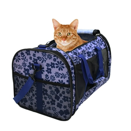 GOOPAWS Soft-Sided Kennel Pet Carrier for Small Dogs, Cats, Puppy, Airline Approved Cat Carriers Dog Carrier Collapsible, Travel Handbag & Car Seat