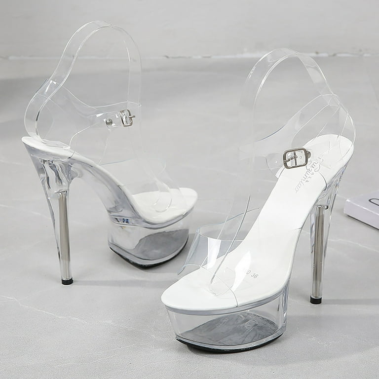 Perspex heels size 11 discount