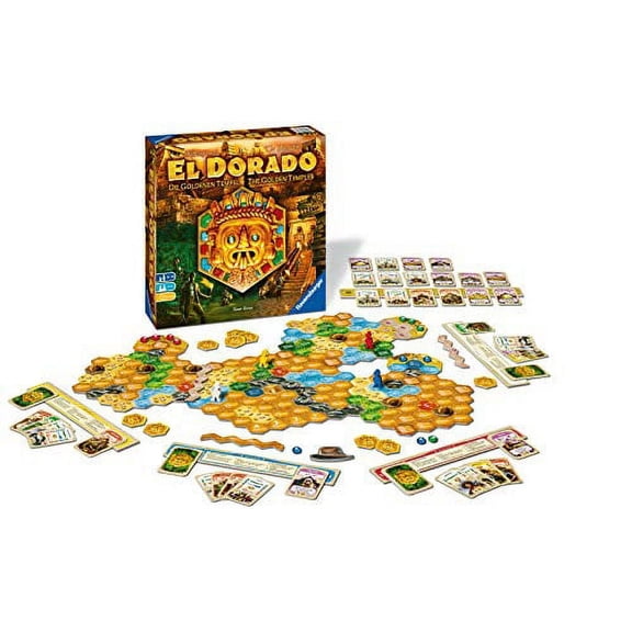 Ravensburger The Quest for El Dorado: Golden Temples Adventure Family Game for Ages 10 & Up