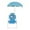 shark, variant on LOVIVER Kids Camping Chair with Umbrella Beach Chair for Camping Backpacking Fishing plant
