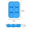 thumbnail image 2 of JuDWoC Christmas Silicone Mold 10.62 Inch Creative Character Baking Pan Food Grade Non Stick Biscuit Cookie Base Reusable Detailed Festive Pudding Form for Handmade Soap Candy Mousse, 2 of 8