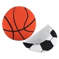 thumbnail image 4 of Abbracc Tapis d'Entrée Absorbant et Lavable Tapis Extérieur et Intérieur Paillasson d'Entrée, Forme de Basketball, 4 of 9