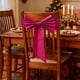 thumbnail image 5 of Decoraciones para San Valentín, adornos para San Valentín, lazo de boda moderno y conciso, cinta para respaldo de silla, flor, decoración navideña para el hogar, hotel, restaurante, cinta de poliéster, 5 of 6
