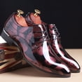 thumbnail image 1 of Zapatos de boda Derby para caballero británico, zapatos formales de negocios, zapatos de cuero puntiagudos, zapatos casuales, zapatos para hombre de talla grande, 1 of 5