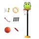 thumbnail image 5 of Mini aro de baloncesto con pelotas, juego de aro de baloncesto plegable, juguete de portería de baloncesto para interiores para niños pequeños y niñas Rana, 5 of 9