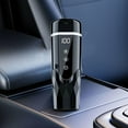 thumbnail image 6 of Fiocias 12 V 24 V Car Heated Mug Car Electric Kettle for Brewing Coffee Milk RV Black, 6 of 9