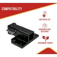 thumbnail image 2 of 2 Pack Bolt-On Receiver Hitch for 2" Transformer Tractor Hitch, Black Powder Coated Steel Gooseneck 3-Point Hitch, Towing Capacity 2500 lbs, 2 of 9