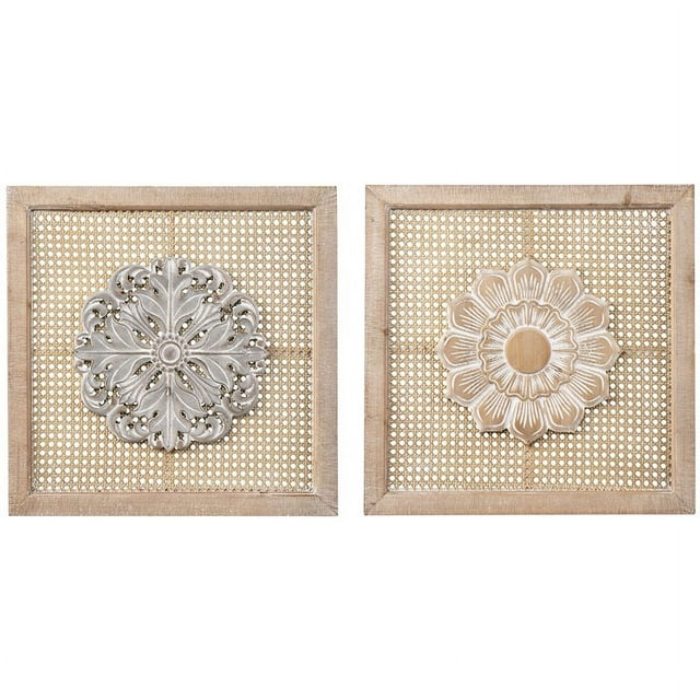 Panneaux Muraux Lumineux en Blanc Naturel/indispensable (Ensemble de 2)