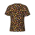 thumbnail image 6 of Qekee Burger Fries Classic Fit T-Shirt Men's Shirt Men's Tight Short Sleeves for Exercise, Running, Mountaineering - Burger Fries, 6 of 9