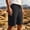 Black, variant on Mens Utility Cargo Shorts, Drawstring Waist Mesh Panels with Large Side Pockets, Loose Fit for Urban Streetwear Styling Green XXL