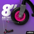 thumbnail image 2 of M8TRX Pink 24 Volt Kids Electric Scooter, 8" Air Filled Tire, Speeds up to 10mph, Kids Ages 8+, 2 of 6