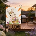 thumbnail image 2 of TanSiDing Happy Easter Garden Flag Double Sided Outside, Easter Eggs Bunny Holiday Yard Outdoor Flag, 2 of 6