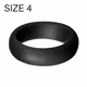 thumbnail image 2 of 5.7mm Popular for Men Women Silicone Cool Rings Silicone Wedding Ring Environmental Outdoor Sports R, 2 of 5