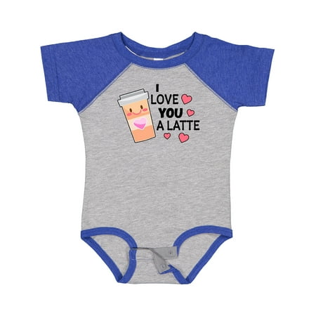 

Inktastic I Love You a Latte with Coffee Cup Gift Baby Boy or Baby Girl Bodysuit