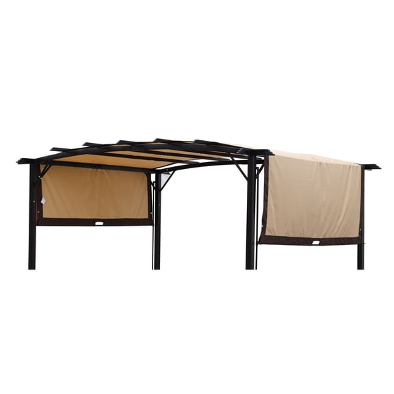 Universal Canopy Cover Replacement for 12x9 Ft Curved Outdoor Pergola Structure