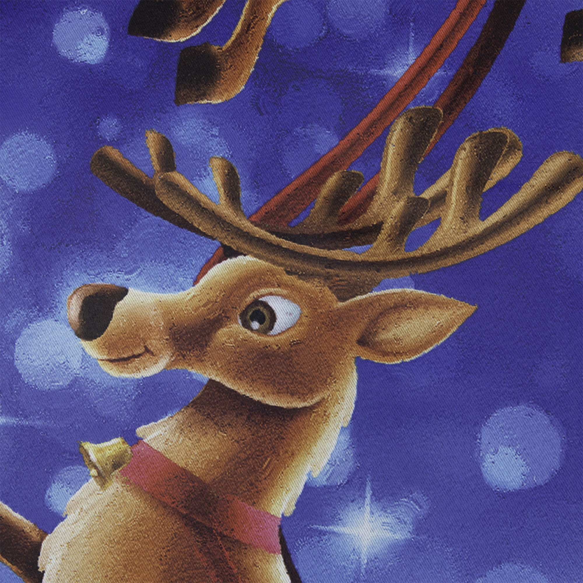 Santa and Reindeer Sleigh Ride Outdoor House Flag 28" x 40"