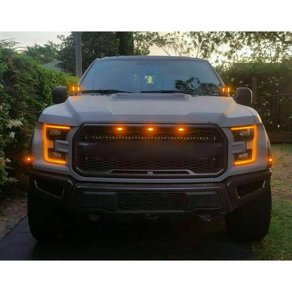 3PCS LED Light Fits for Ford F-150 F150 Raptor Style Grille Grill 2015-2019 AT1