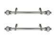 thumbnail image 2 of Rod Desyne Selma 1 - inc  dia. Side Curtain Rod 12-20 inch long , Set of 2-Color:Satin Nickel, 2 of 2