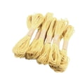 thumbnail image 3 of GUOOL 10 Bundles Gift Jute Tag Jute Burlap Ribbon Twine Rope Cord String DIY Yellow, 3 of 5