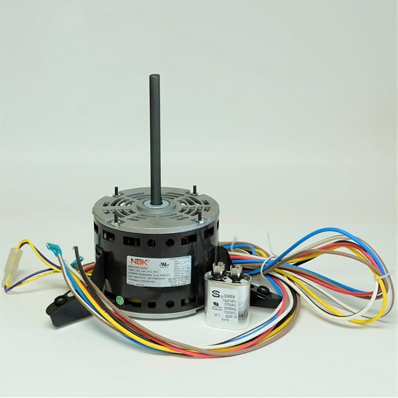 Direct Drive HVAC Blower Motor 1/3 HP 115V 1075 RPM Flex Mount for Carrier HB41TQ113 Goodman Janitrol B1340021S B1340021