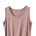 thumbnail image 6 of Ihhxva Women's Plus Women's Sleeveless Tank Top Polka Dot Moisture-Wicking Fit Summer Casual Loose Flowy Blouse Breathable Cotton Racerback Athletic Yoga XL-5XL, 6 of 6