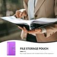 thumbnail image 6 of Raindrops  Bill Folder Document Organizer Binder Folders Office Purple, 6 of 8