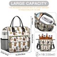 thumbnail image 5 of Highland Cow and Butterfly Print Insulated Leakproof Lunch Box for Women, Large Lunch Bag for Tween Teen Adult, Loncheras Para Mujer for Work Beach Travel Picnic Camping, 5 of 6