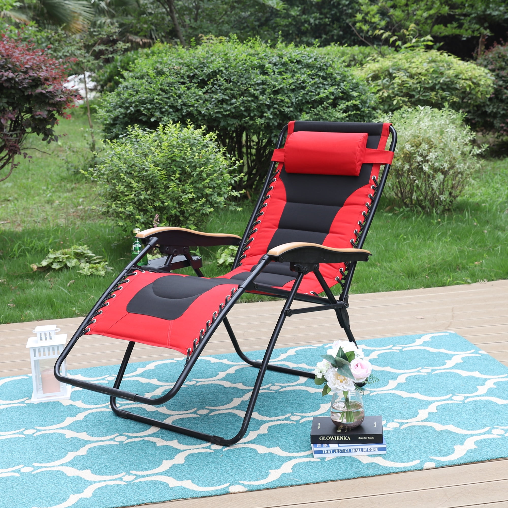 MF Studio XL Oversized Padded Zero Gravity Chair Folding Lounge